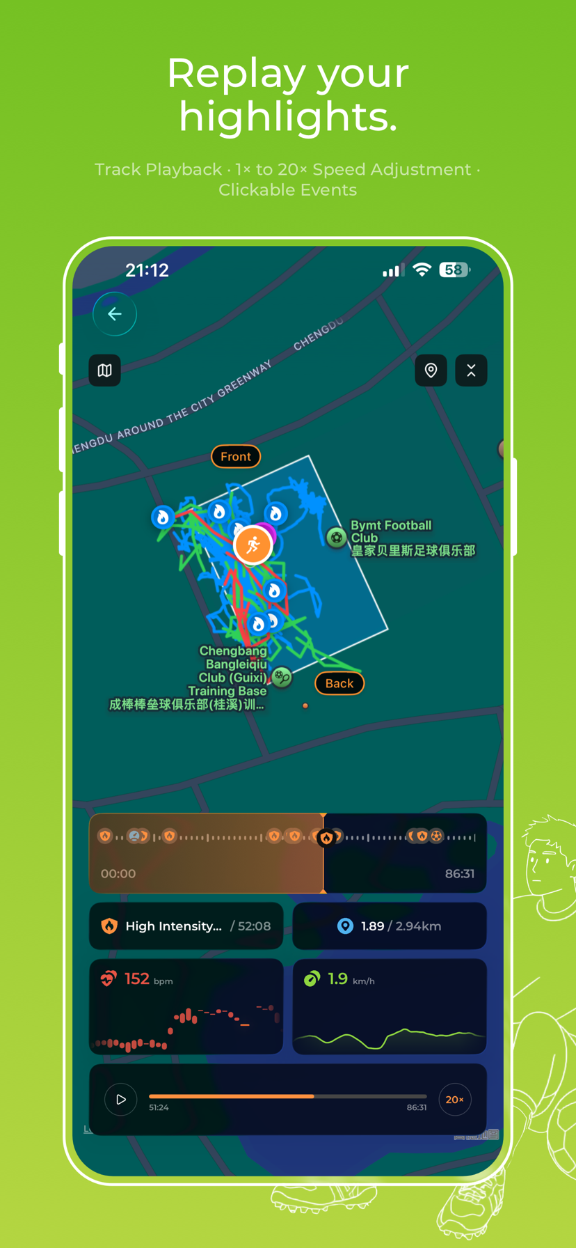 MyGoal — See how your game evolves, match by match.