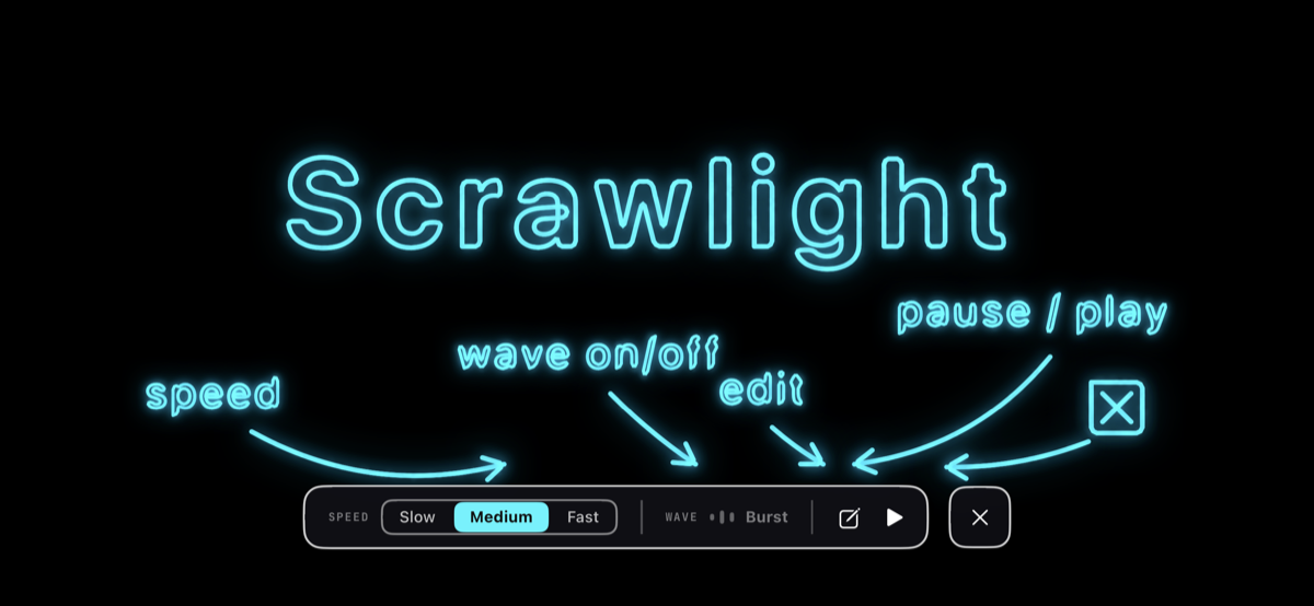 Scrawlight — Raise it high.